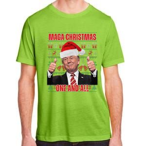 Make Christmas Great Again Trump Pajamas Ugly (8) Adult ChromaSoft Performance T-Shirt