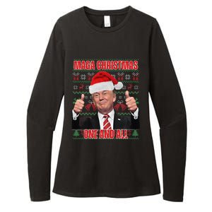 Make Christmas Great Again Trump Pajamas Ugly (8) Womens CVC Long Sleeve Shirt