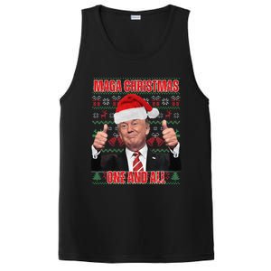 Make Christmas Great Again Trump Pajamas Ugly (8) PosiCharge Competitor Tank