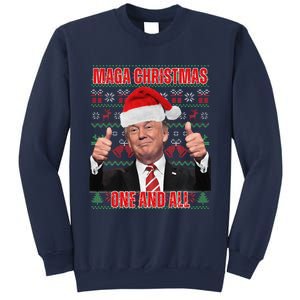 Make Christmas Great Again Trump Pajamas Ugly (8) Sweatshirt