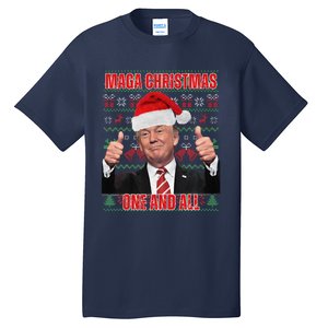 Make Christmas Great Again Trump Pajamas Ugly (8) Tall T-Shirt