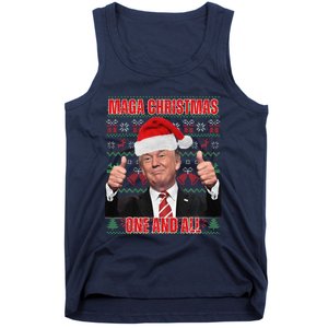 Make Christmas Great Again Trump Pajamas Ugly (8) Tank Top