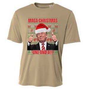 Make Christmas Great Again Trump Pajamas Ugly (8) Cooling Performance Crew T-Shirt