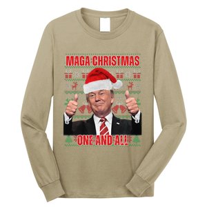 Make Christmas Great Again Trump Pajamas Ugly (8) Long Sleeve Shirt