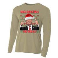 Make Christmas Great Again Trump Pajamas Ugly (8) Cooling Performance Long Sleeve Crew