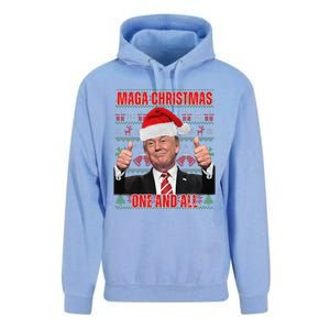 Make Christmas Great Again Trump Pajamas Ugly (8) Unisex Surf Hoodie