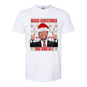 Make Christmas Great Again Trump Pajamas Ugly (8) Softstyle CVC T-Shirt