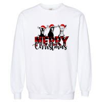 Merry Christmas Goat Funny Xmas Goat Funny Goat Garment-Dyed Sweatshirt