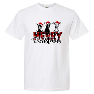 Merry Christmas Goat Funny Xmas Goat Funny Goat Garment-Dyed Heavyweight T-Shirt