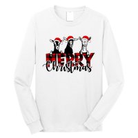 Merry Christmas Goat Funny Xmas Goat Funny Goat Long Sleeve Shirt