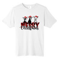 Merry Christmas Goat Funny Xmas Goat Funny Goat Tall Fusion ChromaSoft Performance T-Shirt