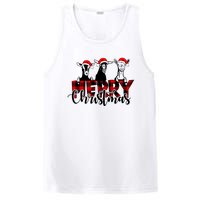 Merry Christmas Goat Funny Xmas Goat Funny Goat PosiCharge Competitor Tank