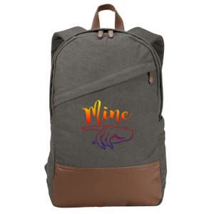 Mine Cute Gift Valentine's Day Gift Cotton Canvas Backpack