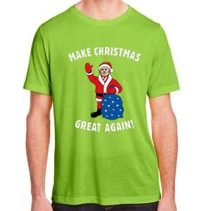 Make Christmas Great Again! Santa Trump Funny Adult ChromaSoft Performance T-Shirt