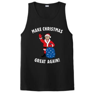 Make Christmas Great Again! Santa Trump Funny PosiCharge Competitor Tank