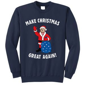 Make Christmas Great Again! Santa Trump Funny Sweatshirt