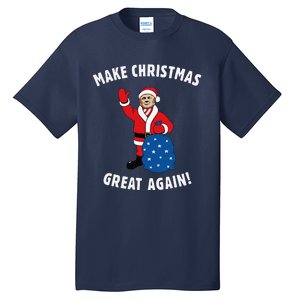 Make Christmas Great Again! Santa Trump Funny Tall T-Shirt