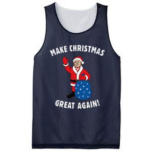 Make Christmas Great Again! Santa Trump Funny Mesh Reversible Basketball Jersey Tank