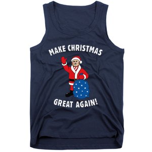 Make Christmas Great Again! Santa Trump Funny Tank Top