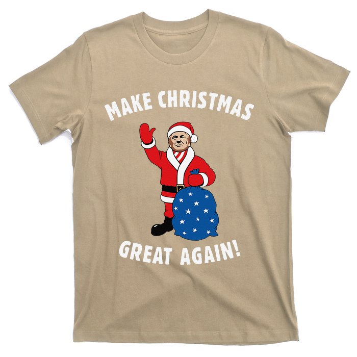 Make Christmas Great Again! Santa Trump Funny T-Shirt