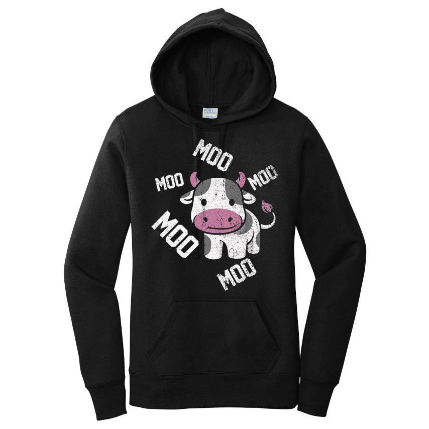 Moo Cow Gift Women's Pullover Hoodie