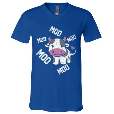 Moo Cow Gift V-Neck T-Shirt