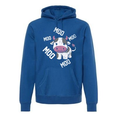 Moo Cow Gift Premium Hoodie