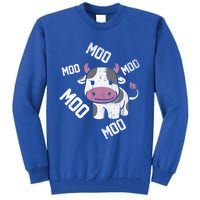 Moo Cow Gift Tall Sweatshirt