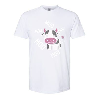 Moo Cow Gift Softstyle® CVC T-Shirt