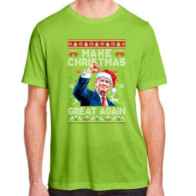 Make Christmas Great Again Funny Trump Ugly Christmas 2024 Gift Adult ChromaSoft Performance T-Shirt