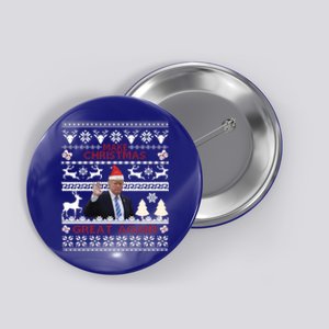 Make Christmas Great Again Trump 2024 Funny Ugly Christmas Great Gift Button