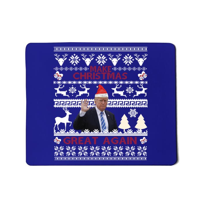 Make Christmas Great Again Trump 2024 Funny Ugly Christmas Great Gift Mousepad