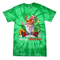 Merry Christmas Gnome Family Christmas Tie-Dye T-Shirt