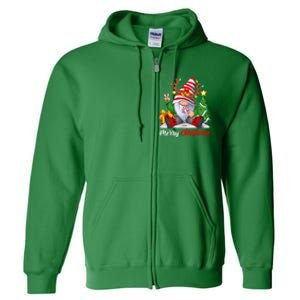 Merry Christmas Gnome Family Christmas Full Zip Hoodie