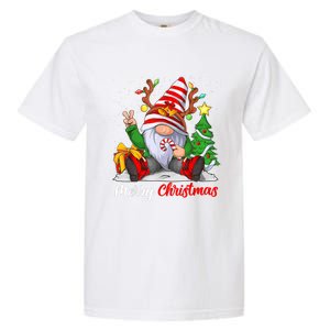 Merry Christmas Gnome Family Christmas Garment-Dyed Heavyweight T-Shirt