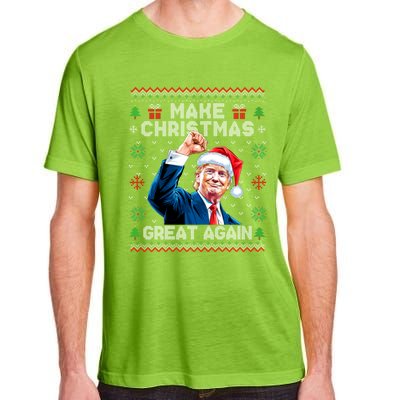 Make Christmas Great Again Funny Trump Ugly Christmas 2024 Gift Adult ChromaSoft Performance T-Shirt