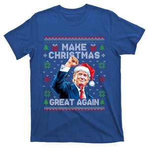 Make Christmas Great Again Funny Trump Ugly Christmas 2024 Gift T-Shirt