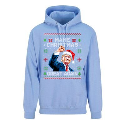 Make Christmas Great Again Funny Trump Ugly Christmas 2024 Gift Unisex Surf Hoodie