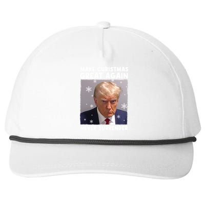 Make Christmas Great Again Trump Mug Shot Never Surrender Gift Snapback Five-Panel Rope Hat