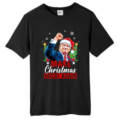 Make Christmas Great Again Funny Trump Ugly Christmas 2024 Cute Gift Tall Fusion ChromaSoft Performance T-Shirt