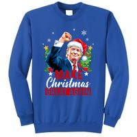 Make Christmas Great Again Funny Trump Ugly Christmas 2024 Cute Gift Sweatshirt