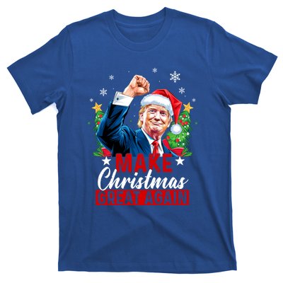 Make Christmas Great Again Funny Trump Ugly Christmas 2024 Cute Gift T-Shirt