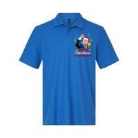 Make Christmas Great Again Funny Trump Ugly Christmas 2024 Cute Gift Softstyle Adult Sport Polo