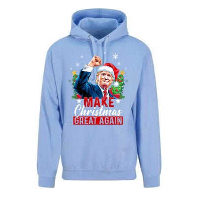 Make Christmas Great Again Funny Trump Ugly Christmas 2024 Cute Gift Unisex Surf Hoodie