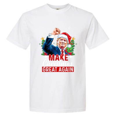 Make Christmas Great Again Funny Trump Ugly Christmas 2024 Cute Gift Garment-Dyed Heavyweight T-Shirt