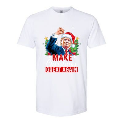 Make Christmas Great Again Funny Trump Ugly Christmas 2024 Cute Gift Softstyle CVC T-Shirt