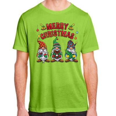 Merry Christmas Gnomies Cool Gift Adult ChromaSoft Performance T-Shirt