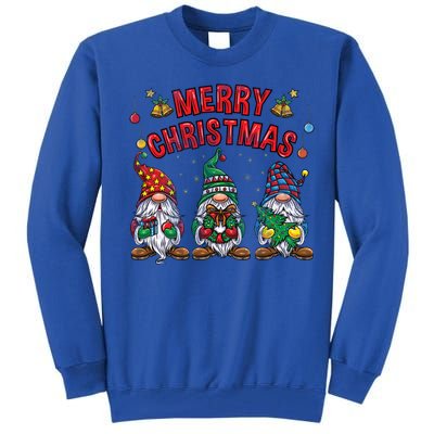 Merry Christmas Gnomies Cool Gift Tall Sweatshirt