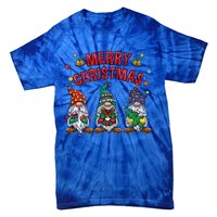 Merry Christmas Gnomies Cool Gift Tie-Dye T-Shirt