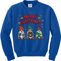 Merry Christmas Gnomies Cool Gift Kids Sweatshirt